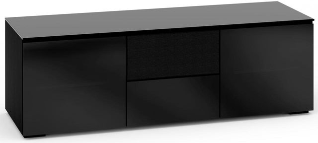 Salamander Designs® Oslo 236 AV Cabinet-Black Glass | A&B TV