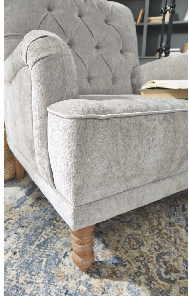 Chaise d'appoint Dinara en tissu gris Signature Design by Ashley® 3