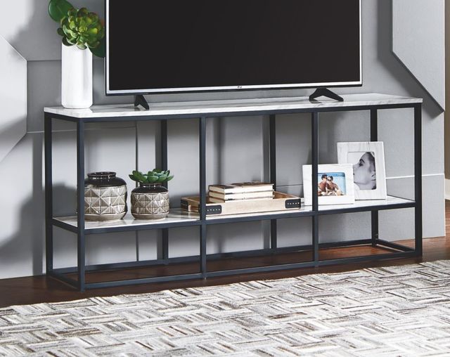 Signature Design by Ashley® Donnesta White Extra Large TV Stand 2
