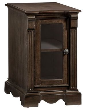 Progressive® Furniture Belhamy Park II Walnut Chairside Cabinet