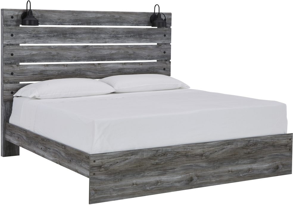 Signature Design by Ashley® Baystorm Smoky Gray Queen Panel Bed