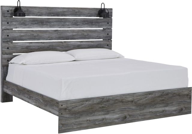 Signature Design by Ashley® Baystorm Smoky Gray Queen Panel Bed-0