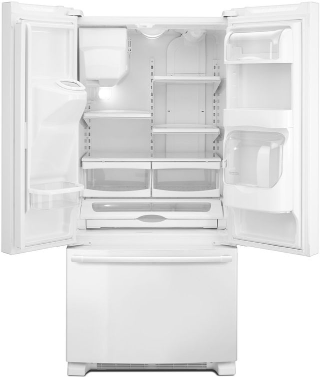 Maytag® 21.7 Cu. Ft. White French Door Refrigerator-1