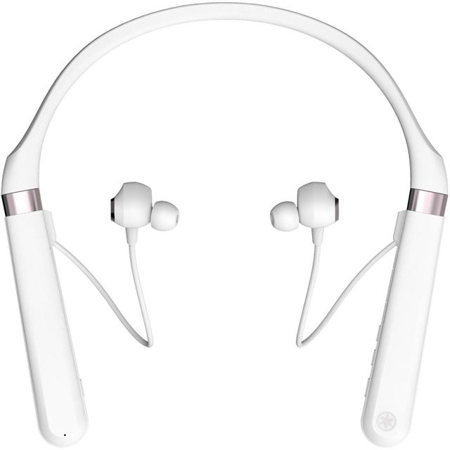 Yamaha EPE70A White Wireless Noise Cancelling Neckband Headphones 2