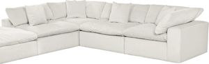 Jackson Furniture Posh 4-Piece White Modular Sectional