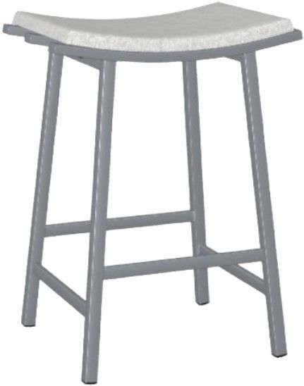 Amisco Customizable Nathan Upholstered Counter Stool
