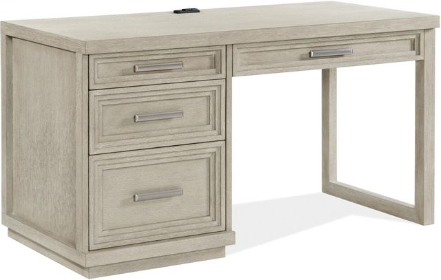 Riverside Furniture Cascade Dovetail Single Pedestal Desk-1