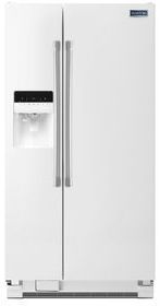 Maytag® 21 Cu. Ft. Side-By-Side Refrigerator-White 0