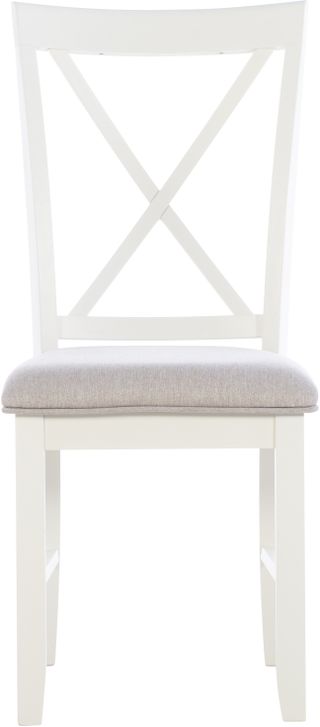 Powell® Jane Smokey White Side Chair