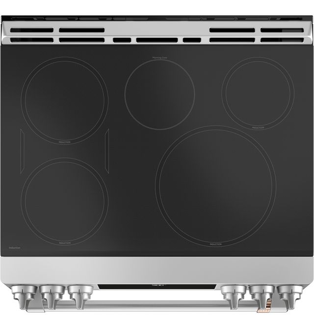 Café™ 30" Stainless Steel Slide in Electric Range-CHS900P2MS1-1