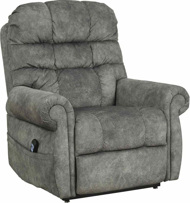 Signature Design by Ashley® Mopton Chocolate Power Lift Recliner 1