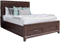 Mako Wood Furniture Inc. Aspen Queen Storage Panel Bed
