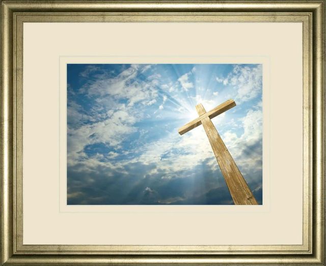 Classy Art Cross In The Sky By Viadischern Wall Art Sides Furniture