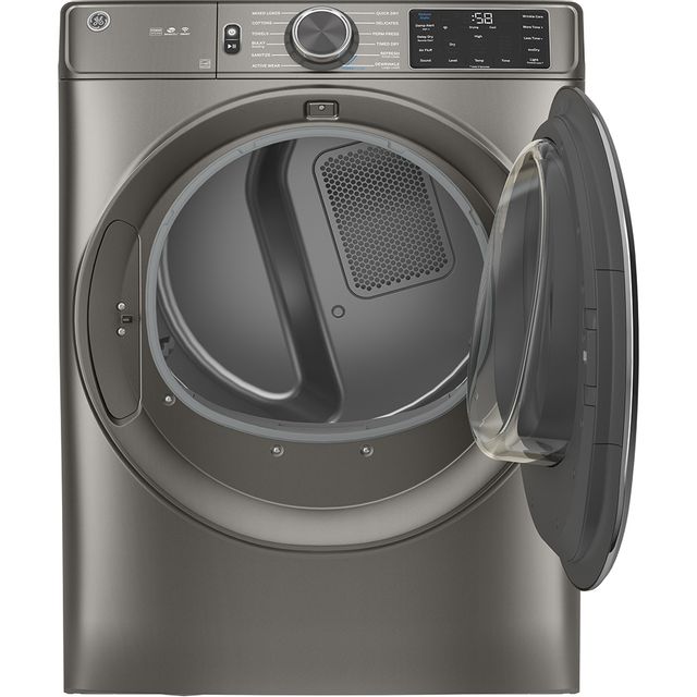 GE® 7.8 Cu. Ft. Satin Nickel Electric Dryer 4