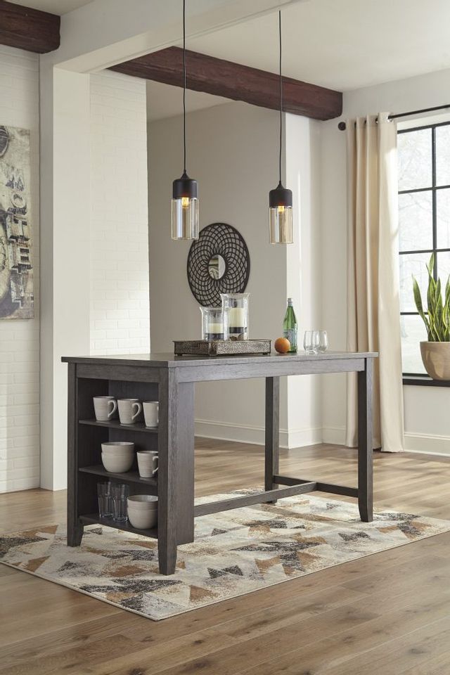 Signature Design by Ashley® Caitbrook 5-Piece Gray Counter Height Dining Set-3