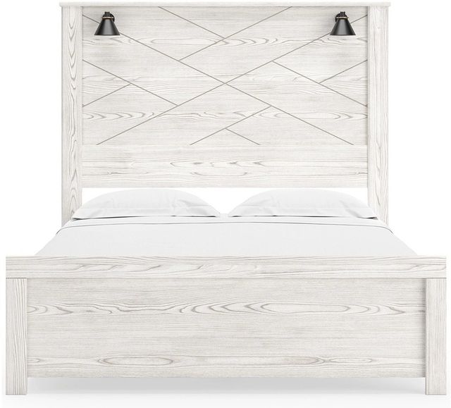 Signature Design by Ashley® Gerridan White/Gray Queen Panel Bed-1