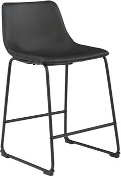 Signature Design by Ashley® Centiar Black Counter Height Stool