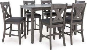 Signature Design by Ashley® Caitbrook 7-Piece Gray Counter Height Dining Set