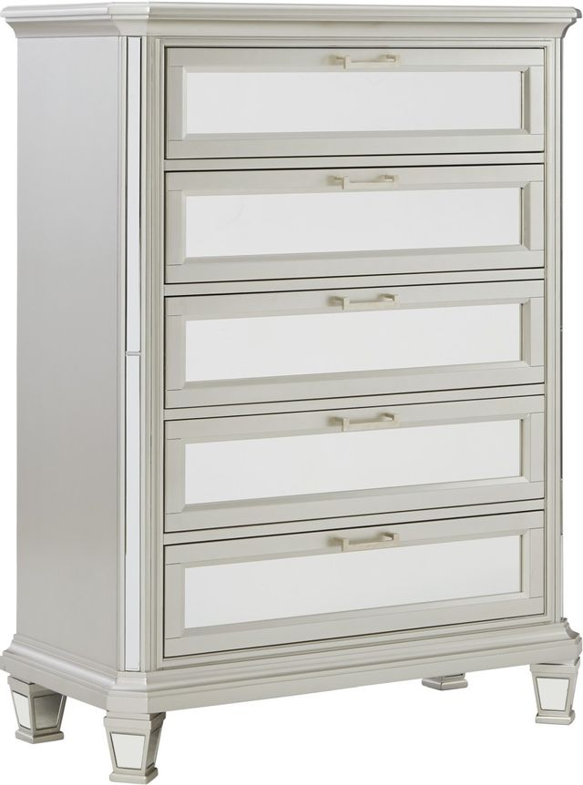 Signature Design by Ashley® Lindenfield Silver Drawer Chest-0