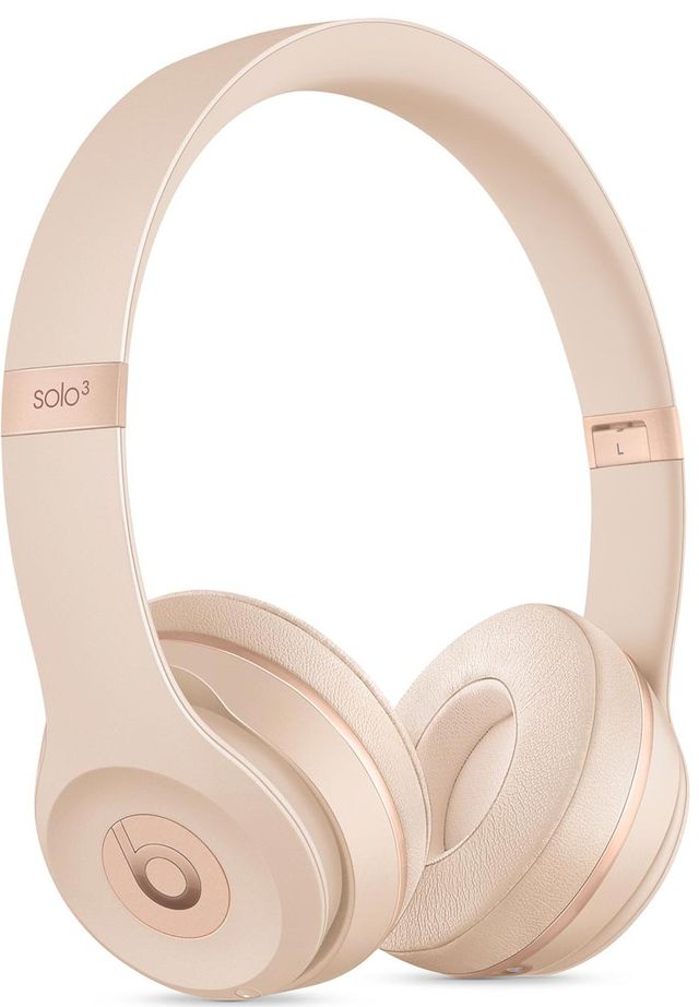 Beats by Dr. Dre Solo3 Wireless Matte Gold On-ear Bluetooth Headphones 0