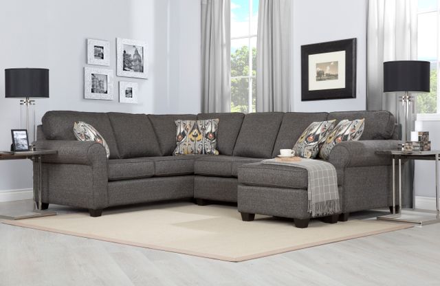 Decor-Rest® Furniture LTD 2576 2-Piece Sectional Sofa 1