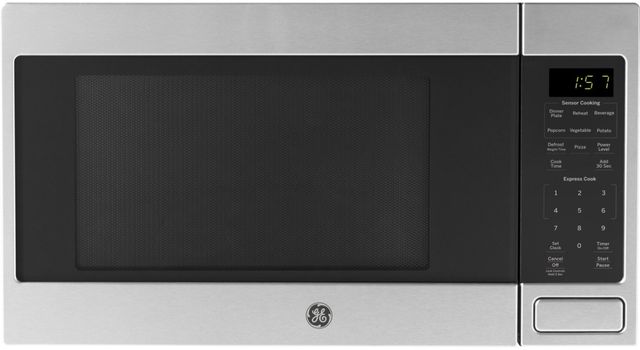 GE® 1.6 Cu. Ft. Stainless Steel Countertop Microwave 14