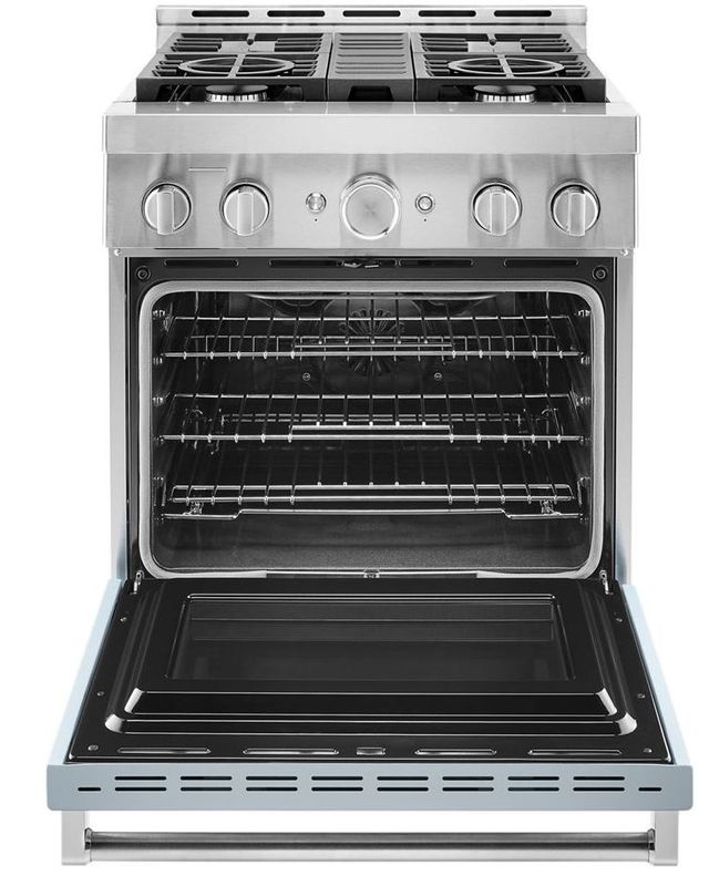 KitchenAid® 30" Stainless Steel Commercial Style Gas Range 19