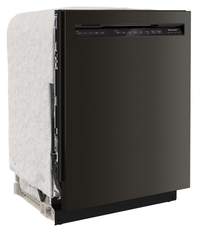 KitchenAid® 24" PrintShield™ Black Stainless Steel Built In Dishwasher 1