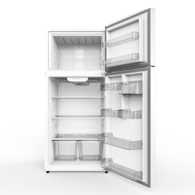 GE® 18.0 Cu. Ft. White Top Freezer Refrigerator 2