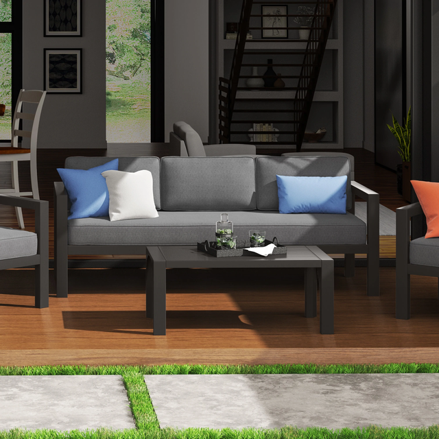 homestyles® Grayton Gray Outdoor Sofa 5