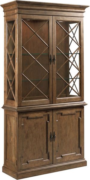 Kincaid® Ansley Mortimer Cinnamon Complete Display Cabinet