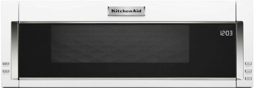 KitchenAid® 1.1 Cu. Ft. White Over The Range Microwave Hood Combination