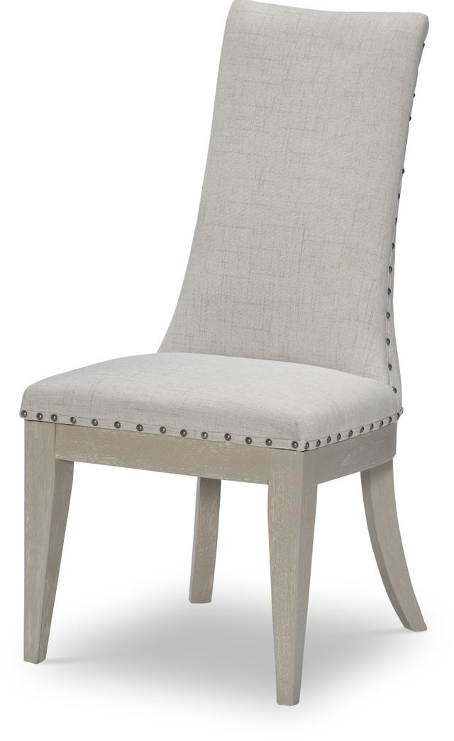 Legacy Classic Solstice Nimbus Grey Upholstered Side Chair-0