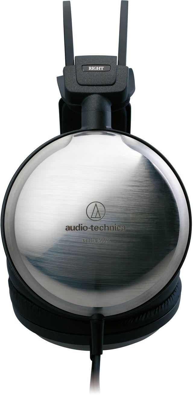 Audio-Technica® Art Monitor® Black/Silver Closed-Back Dynamic Headphones 1