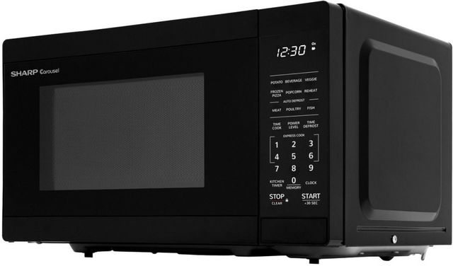 Sharp 0.7-cu ft 700-Watt Countertop Microwave (White) in the