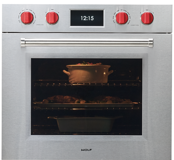 Wolf® M Series Professional 30" Stainless Steel Electric Built in Single Oven-2