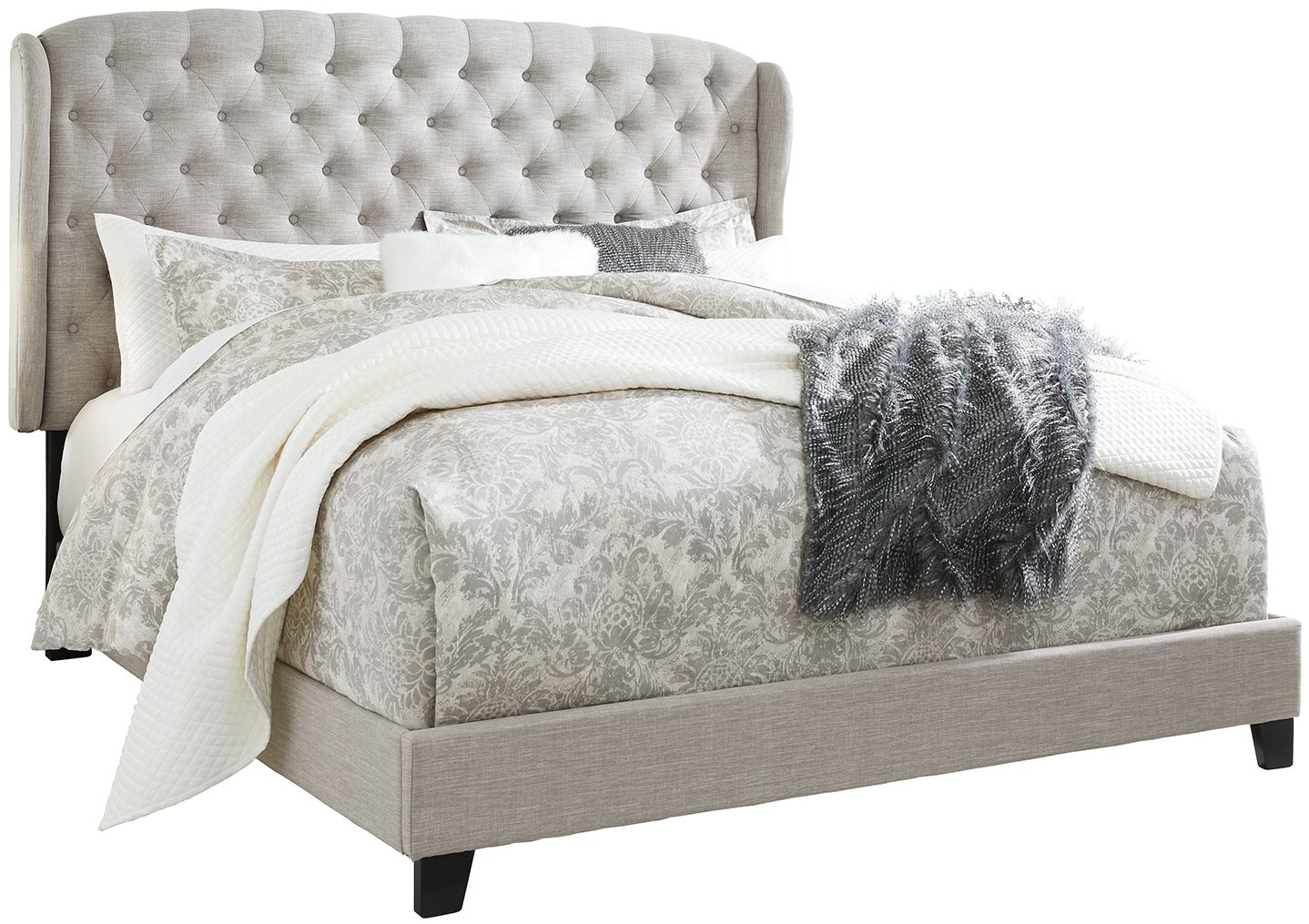 Signature Design by Ashley® Jerary Gray Queen Upholstered Bed