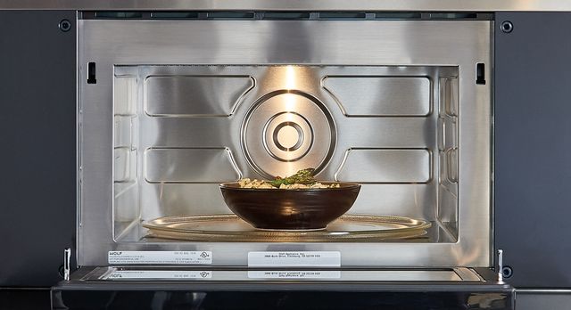Wolf® E Series Transitional 30" Stainless Steel Built In Microwave Oven 1