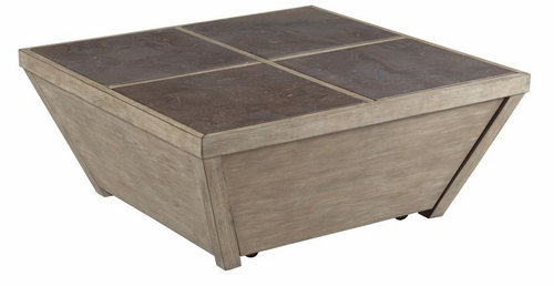 Hammary® West End Off-White Square Coffee Table
