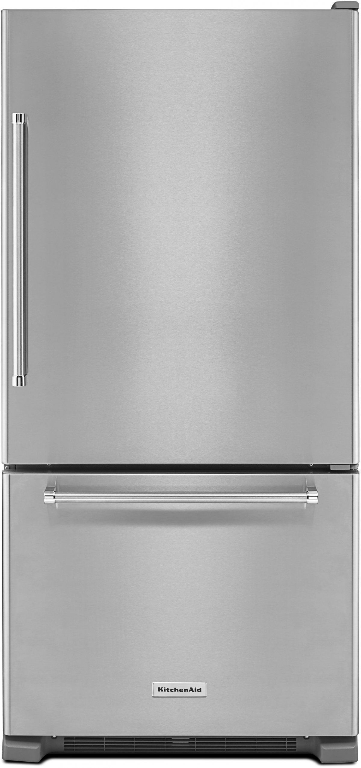 KitchenAid® 22.07 Cu. Ft. Stainless Steel Bottom Freezer Refrigerator