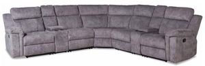 Klaussner® Thomas Dome Grey Sectional