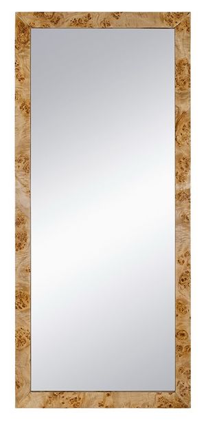 A & B Home Brown Rectangle Floor Mirror