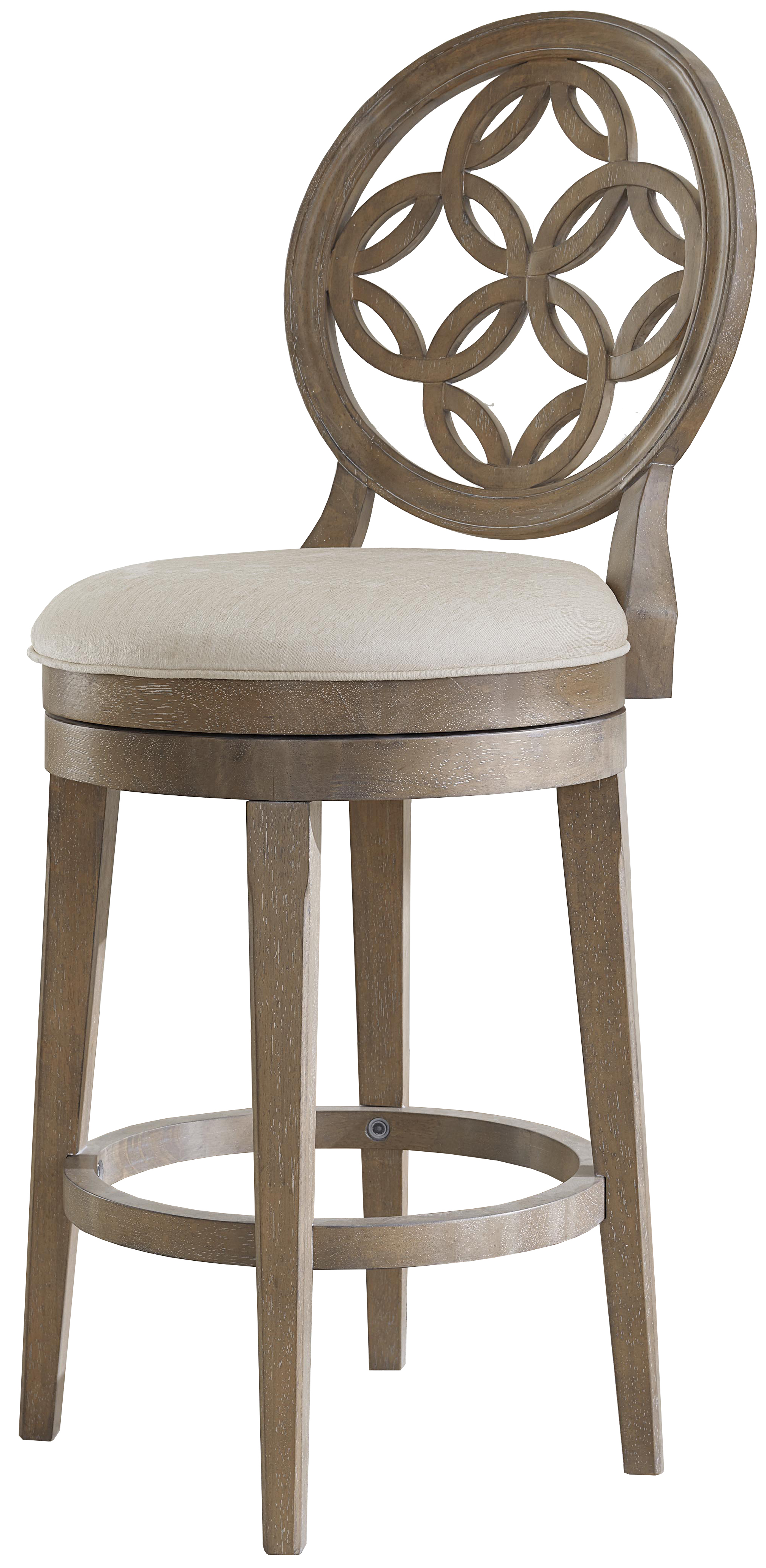 Hillsdale Furniture Savona Counter Stool with Circle Back Design