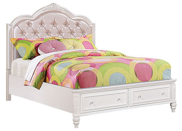 Coaster® Caroline Pink Full Storage Bed