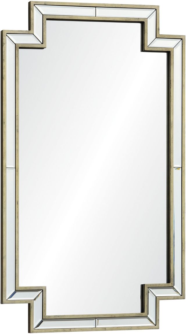 Miroir mural Raton, champagne antique argenté, Renwil® 1