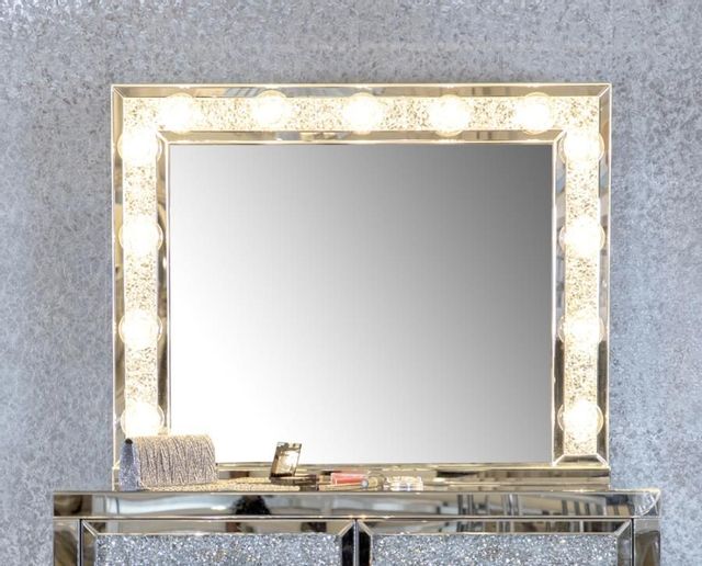 Coaster® Silver/Gray Vanity Mirror 4