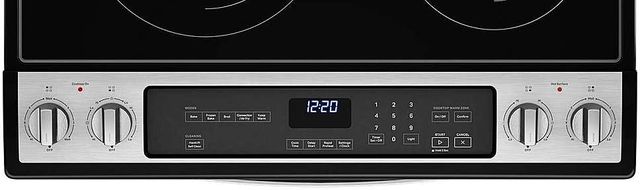 Whirlpool® 30" Fingerprint Resistant Stainless Steel Slide-In Electric Range with 7-in-1 Air Fry Oven 8