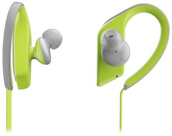 Panasonic® Ultra-Light WINGS Yellow Wireless Bluetooth® Sport Clip Headphones 2