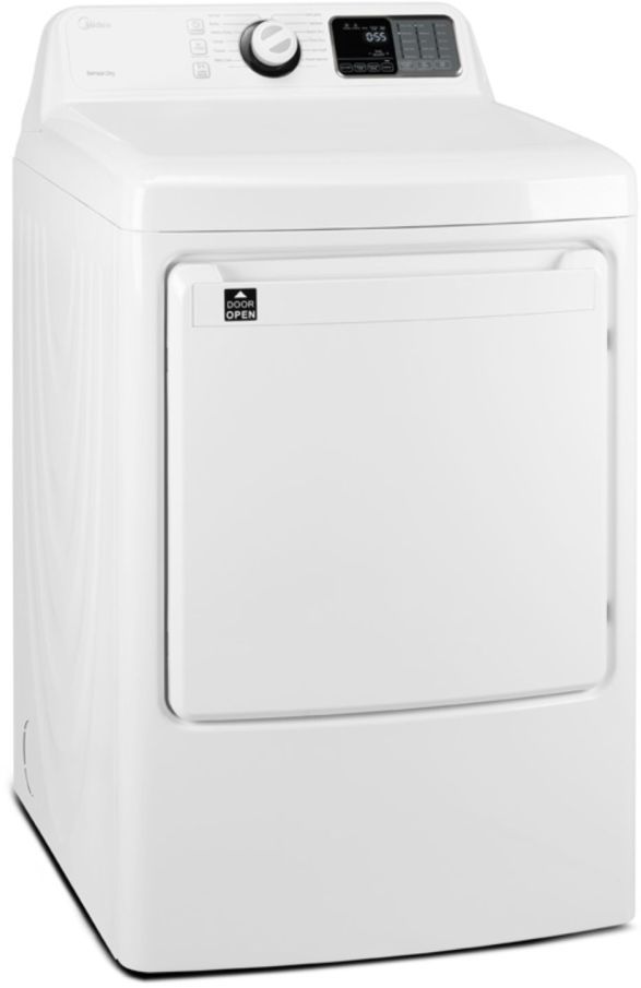 Midea® 7.5 Cu. Ft. White Front Load Gas Dryer 2