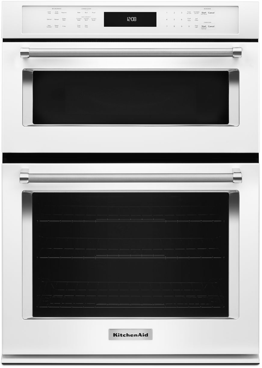 KitchenAid® 27" White Electric Built In Oven/Microwave Combo